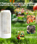 Low Fuss Mini In Ground Worm Farm Compost Bin With Holes And Lid for easy vermicomposting of kitchen waste in gardens
