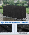 65-Inch Wide By 28-Inch Deep By 30-Inch High Outdoor Bistro Set Cover For Table And Two Chairs Waterproof