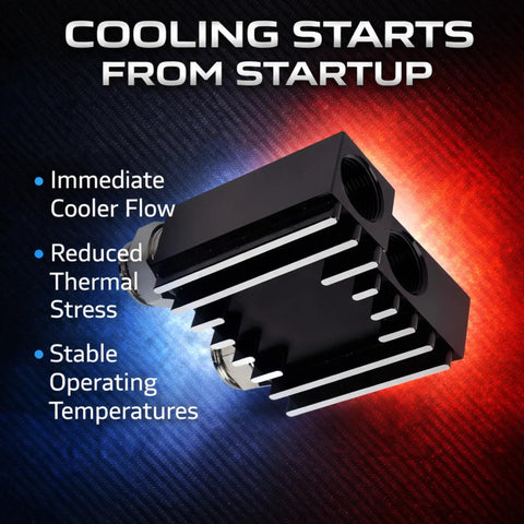 68RFE Thermal Bypass Valve Upgrade Kit For 2013 To 2018 Ram 2500 And 3500 6.7L Cummins, cooling starts from startup