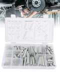 Dope 200-Piece SASKATE Extension Spring Kit With Storage Box Features Zinc Plated Metal Assorted Sizes, open box with labeled compartments