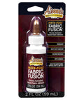 Fabric Fusion InstaFuse Permanent Fabric Glue With Heat Activation For Instant Bond And Quick Dry Industrial Strength Hold On Tough Fabrics Great For Quick Fashion Fixes And DIY Repairs 2 Oz bottle in package