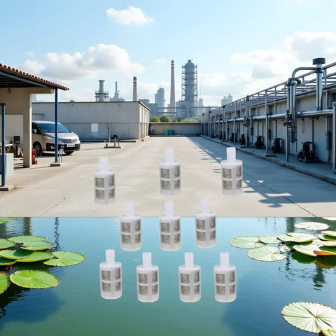 10 Pack White 8mm Hose Filters Dope Stainless Steel Water Pump Filters for Garden Hoses Sprayers