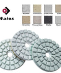 11 Piece 2 Inch Diamond Polishing Pads Kit Wet And Dry Grit 50 To 10000 For Concrete Stone Granite Tile Marble Quartz