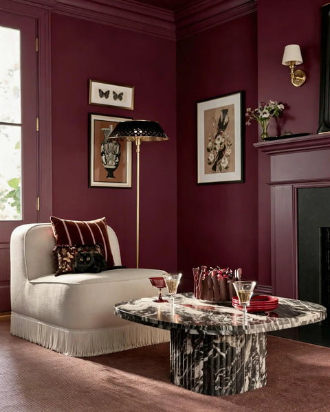 Stylish living room with Retro Red Peel And Stick Wallpaper For Kitchen Cabinets And Accent Walls Removable Self Adhesive Vinyl Contact Paper Renter Friendly No Mess Setup For A Quick Home Refresh.