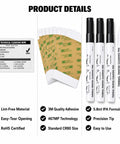 Upgrade ID Card Printer Game With This Complete Maintenance Kit Featuring Four Printhead Cleaning Pens Ten Adhesive Scrub Cards And Fifty Premium Wipes To Tackle Greasy Buildup Without Breaking A Sweat, includes wipes and cleaning pens.