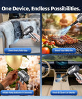 Ultra Powerful Cordless Air Duster With LED Light And 110000 RPM cleaning sofa, BBQ, inflating balloon, car interior.