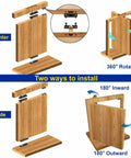 Badass Heavy Duty Hidden Door Hinge Built Different With Solid Alloy Steel Core Supports Up To Seven Hundred Pounds For Secret Bookshelf Pivot System Smooth Operation Guaranteed Top Shelf Hardware installation options diagram.
