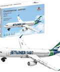 Dope Commercial Jetliner Building Block Set With 133 Pieces For Ages And Up Build An Accurate Airplane Model Toy With Box Display