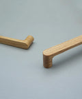 6 Pack White Oak Wood Drawer Pulls Rustic Cabinet Handles For Dresser And Kitchen Furniture Hardware 3 Inch Center To Center Spacing.