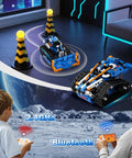 5 In 1 STEM Robot Building Kit With 560 Pieces For Ages 8 12 App Controlled Remote Control Coding Toys Tank Model in action