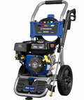 Gas Pressure Washer 3400 PSI 2.6 GPM with 212cc engine, 15 inch surface cleaner, onboard soap tank, 5 quick connect nozzles, spray gun and wand