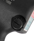 Close-up of Heavy Duty Garage Beast Air Impact Wrench 5 speed adjustment dial and tough alloy frame for shop repair.