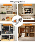 Widely used 50 Pack 25 Pairs Short Arm Kitchen Cabinet Hinges Three Quarters Inch Overlay in kitchen and bathroom cabinets