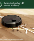 Plus 405 2In1 Vacuum And Mop Robot With Auto Wash Dock Dual Spin Mop Pads Smart Mapping Pet Hair cleaning wood floor stains
