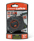 Auto Lock Tape Measure With 25 Foot Reach, Thick Diamond Coated Blade, Extra Protective Sleeve, Durable First Six Inches Coating