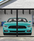 8x7 Ft Magnetic Garage Screen Kit For A Single Car Opening Keeps Bugs Out With Heavy Duty Fiberglass Mesh covering garage