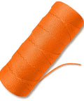 Orange Mason Line String Nylon Twine 250 Feet Braided Size 18 Built Tough Heavy Duty Construction String for Gardening and Masonry Tools