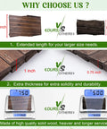 Comparison of expandable natural wood lattice fence panel sizes, thickness, and weight demonstrating quality and durability.