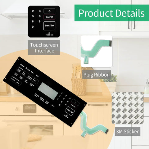 Easy Drop In Membrane Switch Touchpad For Samsung Stove Oven Replacement No Fuss Install Fits AP5623392 NE Models