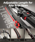 Flybird Twister Arm Trainer With Ab Roller Wheel close-up showing adjustable length feature and comfort grip design.