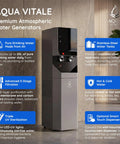 Atmospheric Water Generator A20L Delivers Up To 20 Liters Of Fresh Water Per Day From Air With Next Level Multi Stage Filtration, shown in an office setting.