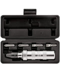 One Half Inch Manual Reversible Impact Driver With Half Inch Drive Chuck Comes With Flat Bits Five Sixteenths And Three Eighths Phillips Bits Size Two And Size Three Plus Durable Storage Case For Removing Rusted Bolts And Frozen Fasteners