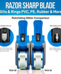 Comparison of Pro-Grade Ratcheting Cable Slitter for Heavy-Duty Cables Built Tough With Fixed Jaws and Adjustable Cutting Depth