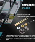 Power Landing Gear Repair Kit For 5th Wheel RV Follow Leg Replacement with parts and compatibility details