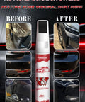 Platinum White Pearl Honda Touch Up Paint Kit Two In One Scratch Repair Pen For Real Color Match On Chips Nicks And Scuffs For Honda Vehicles Professional Scratch Remover with before and after results.