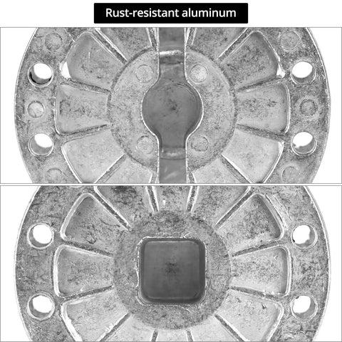 Close-up view of rust-resistant aluminum in 20 Pack Aluminum Fence Tensioners Inline Quick Tension Strainers for Electric and Farm Fences