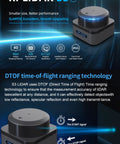 RPLIDAR S3 2D Lidar Sensor With 360 Degree Scan And 40m Range IP65 Dust And Water Protection shown in promotional image