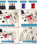 Step-by-step guide for maintaining Half Inch NPT Top-Notch Pro Grade Four Stage Air Dryer System with Auto Drain Water Separator