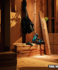 18V LXT Cordless Framing Nailer With 21 Degree Full Round Head, 3-1/2 Inch, Tool Only displayed on wooden planks at a construction site.