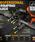 Crimping Tool Kit For One Point Five Millimeter Waterproof Automotive Connectors 22-14 AWG Ratchet Crimper With Terminal Removal Tools