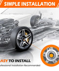 Front Wheel Hub And Bearing Assembly With ABS Direct Fit Replacement For Nissan Rogue 2008 2013 Rogue Select 2014 2015 And Sentra 2.5L 2007 2012 depiction with installation diagram and highlighted component location