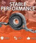Heavy Duty Drive Shaft Center Support Bearing 0714FED9U showing sturdy design, easy installation for Ford Edge AWD 2007 to 2014.