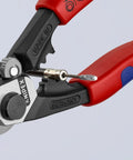 Heavy Duty Wire Rope Cutter And Crimping Tool With Comfort Grip Pro Grade For Double Function Clean Cutting And Precise Crimping