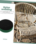 Heavy Duty Nylon Elastic Webbing Straps For Furniture Chart And Sofa Repair Dead Easy Diy Upholstery Fix in green and black rolled strap.