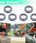 Six Pack .325 Inch Sprocket Drive Rim Kit With 7 Tooth Spline 19mm Small Compatible With Husqvarna Stihl Jonsered Chainsaw Use Scene