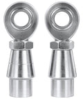 Five Eighths Inch Heim Joint Rod End Kit With Left And Right Hand Threads, Jam Nut, Tube Adapters For 0.790 Inch ID Tube, heat-treated chromoly rod ends with jam nuts