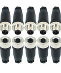10 Pack M12 5 Pin Panel Mount Aviation Connectors Set Straight Male And Female Waterproof IP67 Circular Wire Connector For Sensors Automation And Outdoor Use