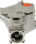 Patented Beefed Up PTU Power Transfer Unit Assembly For Ford And Lincoln Vehicles With Heat Shield Upgrade For Better Heat Resistance And Durable OE Fix Replacement, silver metal unit