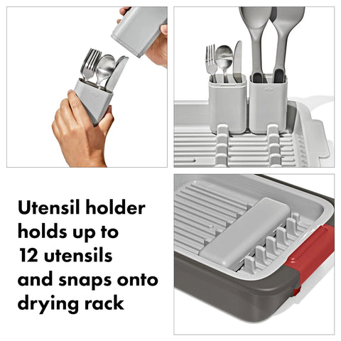 Outdoor Camp Kitchen Wash Dry And Stow System utensil case and drying rack with easy carry handles