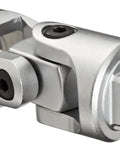 Half Inch Square Drive Universal Joint 69mm with ball lock, chrome vanadium steel, side view showing 90 degree release