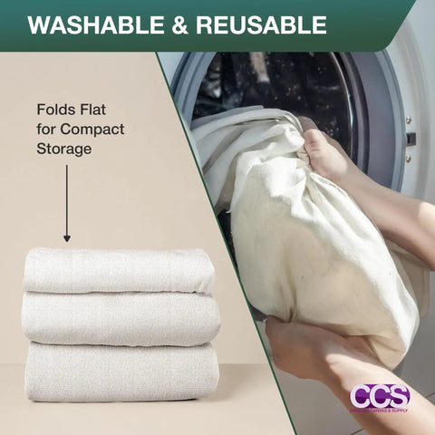 Cotton Duck Canvas Drop Cloth 12 By 15 Feet For Painting And Diy Projects Washable And Reusable Floor Protector in washer