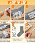 Instruction guide for using Clear Non Slip Adhesive Glue For Fabrics, Water Based And Odorless, Quick Dry, Precision Tip, 2 Pack 100ml Each