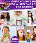 Science Kit For Kids Aged 5 To 12, Hands On STEM Toys And Chemistry Set With Cool Volcano Projects, experiments shown