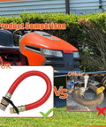 Product comparison of 10mm Oil Drain Hose Replacement for GX110 GX120 GX160 GX200 Engines No Mods Needed, red hose vs old hose