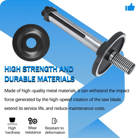 Arbor Assembly For Delta Unisaw Right Tilt With Blade Nut Bearings Blade Collar And Pulley Nut Replaces Part 422043030003