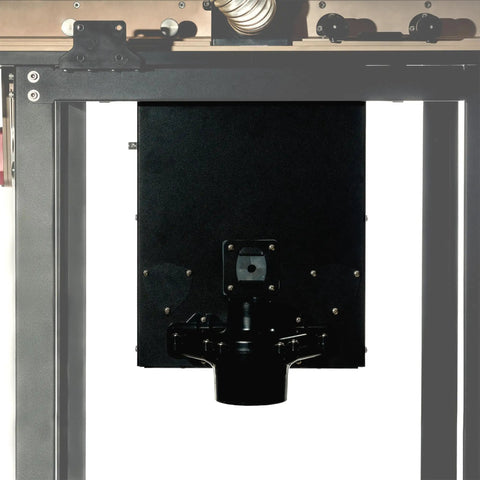 Killer Dual Intake Dust Box For Router Table Rig equipped with heavy duty dual ports for efficient dust collection.
